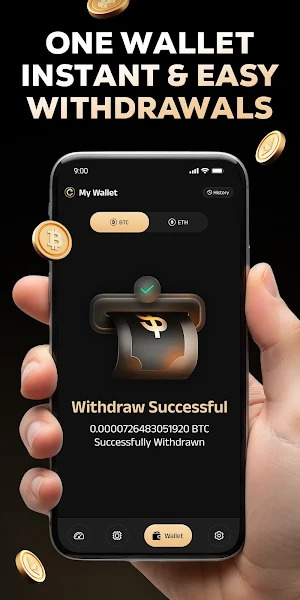 Crypto mining farm - BTC, ETH Screenshot 2