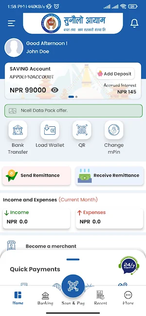 Sunaulo Aayam Mobile App Screenshot 1
