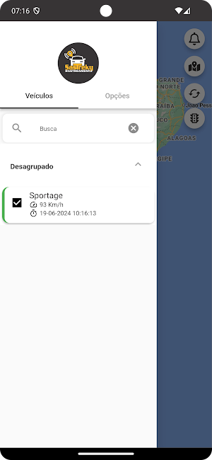 SasTreky Rastreamento Screenshot 1