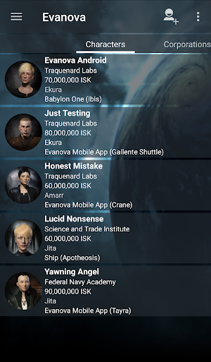 Evanova for EVE Online Screenshot 2