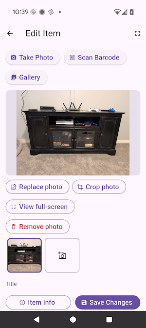 Home Inventory for Insurance Screenshot 1