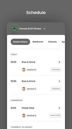 Kansas Built Fitness Screenshot 2