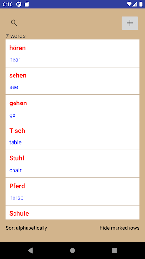 Build Own Dictionary Screenshot 2