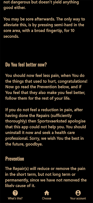Remove your pain Screenshot 3
