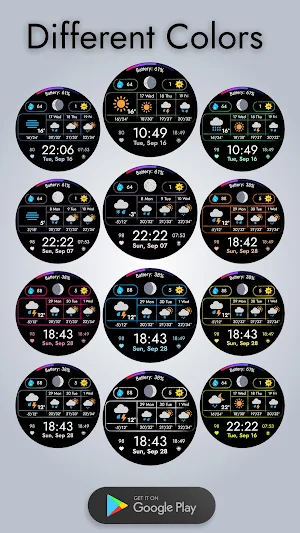 Weather watchface 3 Screenshot 2