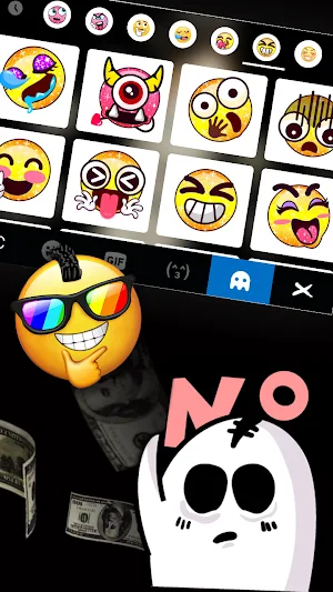Burning Dollars Keyboard Background Screenshot 2