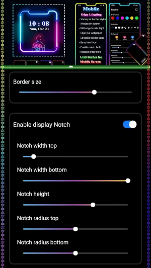 Mobile Edge Border Lighting Screenshot 3