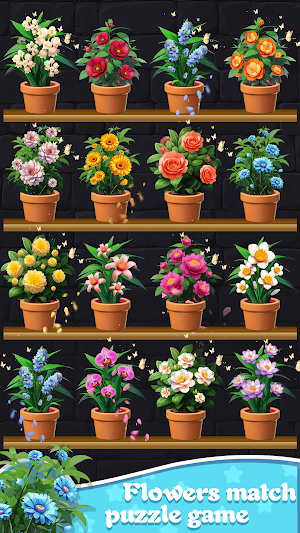 Flower Triple Sort:Blossom 3D Screenshot 1