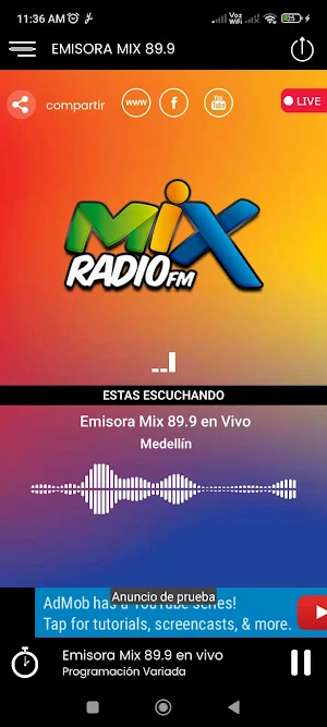 Emisora Mix en vivo Stream Screenshot 0