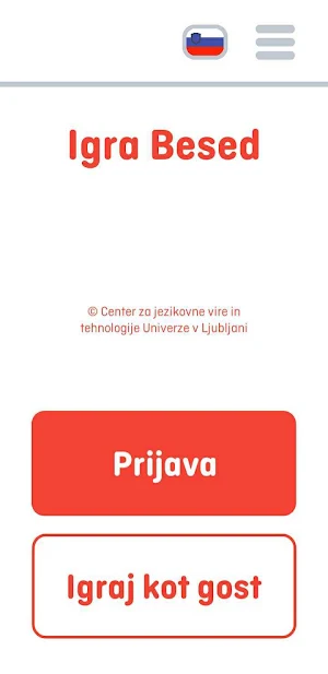 Igra besed Screenshot 0