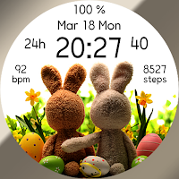 EY42 Easter Bunnies Watchface