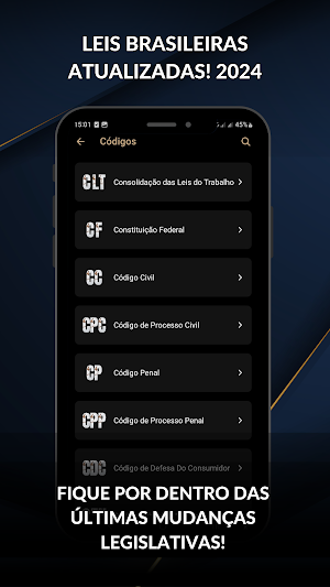 Leis do Brasil - Premium Screenshot 1