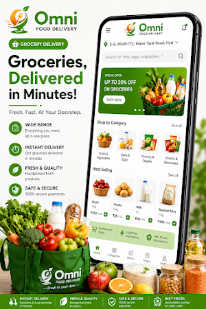 Omnifood:Food&Grocery Delivery Screenshot 1