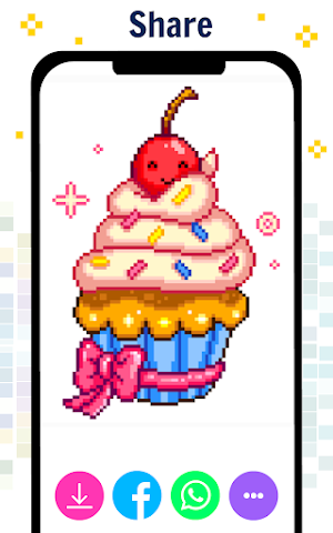 Pixel Art Color by number - Coloring Book Games Screenshot 3
