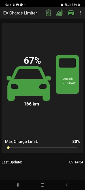 EV Charge limiter Screenshot 2