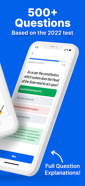 Australian Citizenship Test Screenshot 1