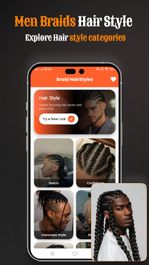 Man Braids: Hairstyles ideas Screenshot 1