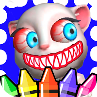 Talking Maria coloring scary