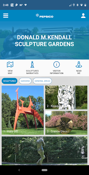 PepsiCo DMK Sculpture Garden Screenshot 2