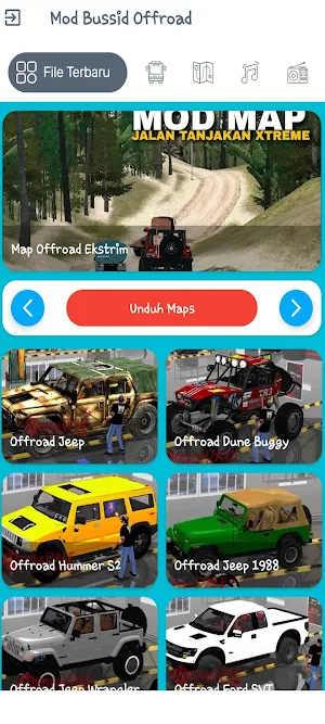 Mod Bussid Offroad Car Screenshot 1