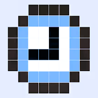 Pixel Art Color Block Picture