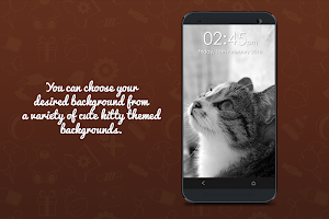 Kitty Cat Passcode Lock Screen Screenshot 3