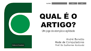 Qual é o artigo? Screenshot 1