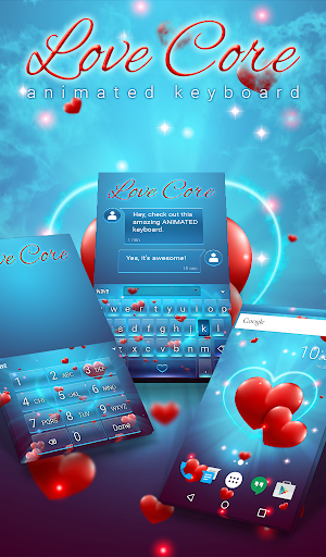 Love Core Animated Keyboard +  Screenshot 0