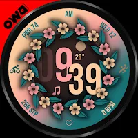 Flower Animated Watch Face 026