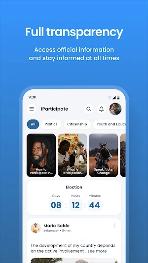 iParticipate Screenshot 2