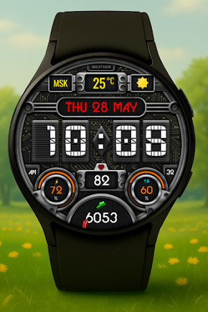 Civinic Digital Watch Face Screenshot 0