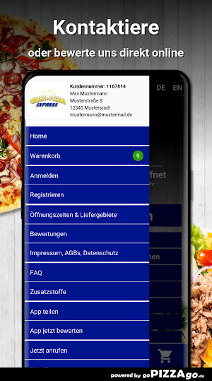 Euro Pizza Express Wesseling Screenshot 2
