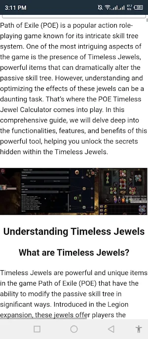 POE Timeless Jewel Calculator Screenshot 0