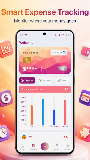 Budget & Money Tracker Screenshot 1