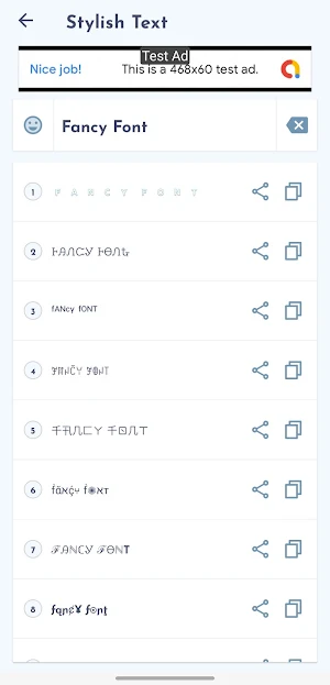 Fancy Fonts - Stylish Text Screenshot 1
