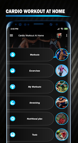 Cardio Workout At Home - HIIT Workouts Fitness Screenshot 0