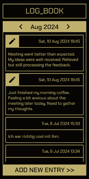 Log Book Screenshot 0