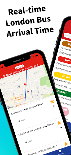 London Tube Arrival Time Screenshot 0