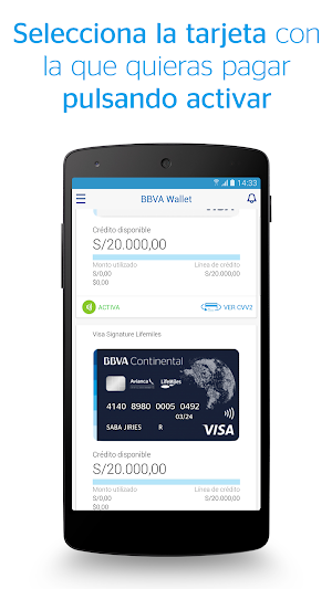 BBVA Wallet Perú Screenshot 2