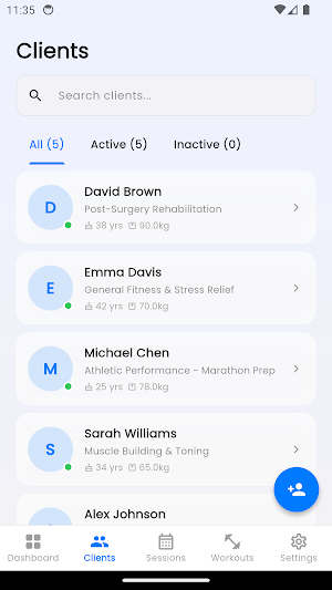 TrainerPro Screenshot 1