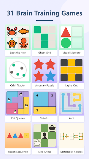 DailyBrain: Training Games Screenshot 2