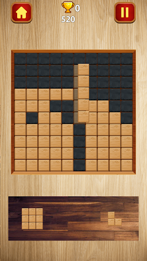 Classic Wood Block Puzzl-Woody Screenshot 1