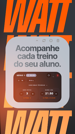 WattFit: Treino e Alimentação Screenshot 2