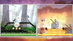 Ninja Dogs: Slingshot Shooter Screenshot 3