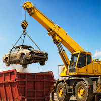 Magnetic Lifter Car Crusher