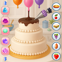 Fruit Chocolate Cake Cooking