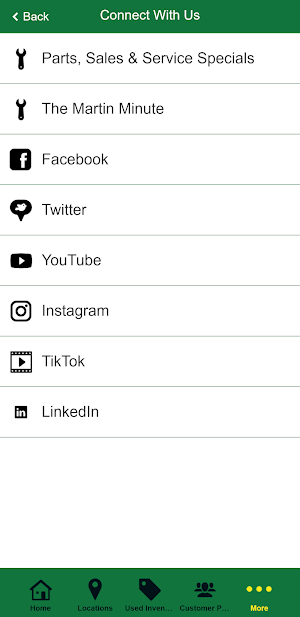 Martin Tractor, Inc. SMART Screenshot 2