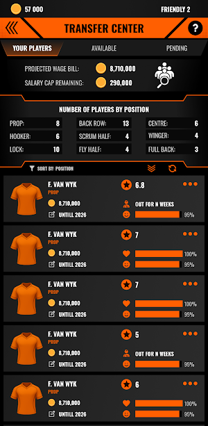 Rugby Manager 26 Screenshot 2