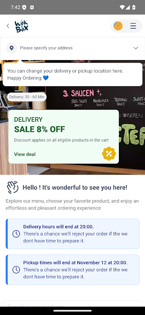 Wok & box Screenshot 1