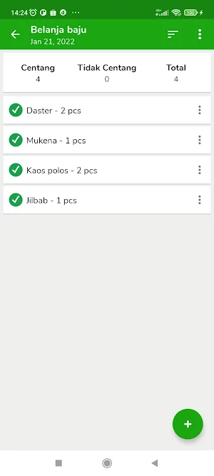 Catatan Belanja Harian Screenshot 2